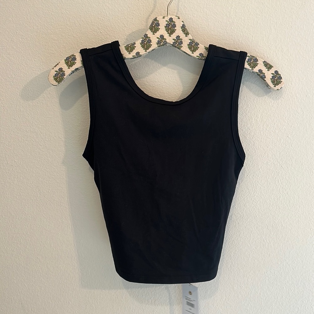NWT Medium Spiritual Gangster Twisted Open Back Tank in Black!